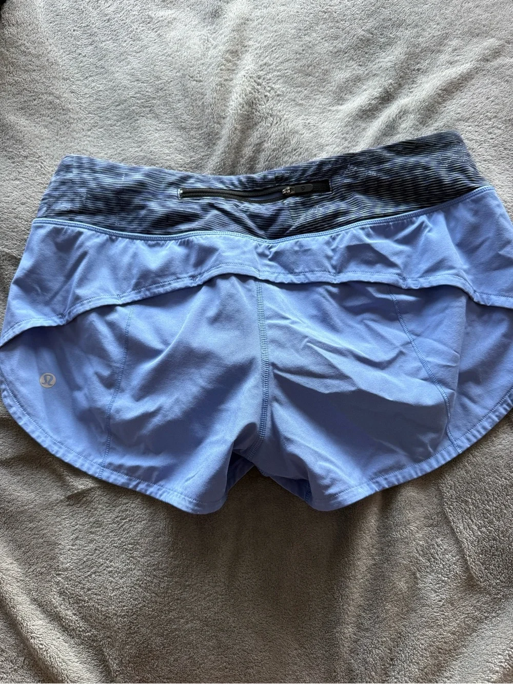 violet lululemon shorts